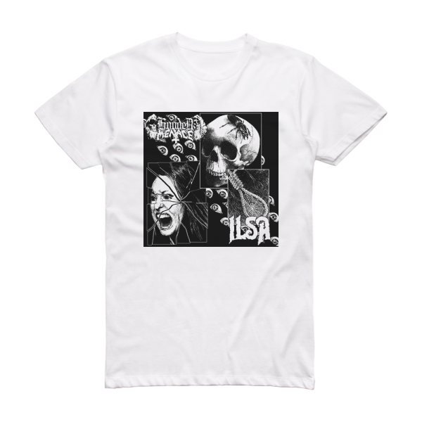 Hooded Menace Hooded Menace Ilsa Album Cover T-Shirt White