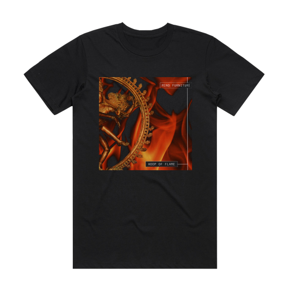 Mind Furniture Hoop Of Flame Album Cover T-Shirt Black