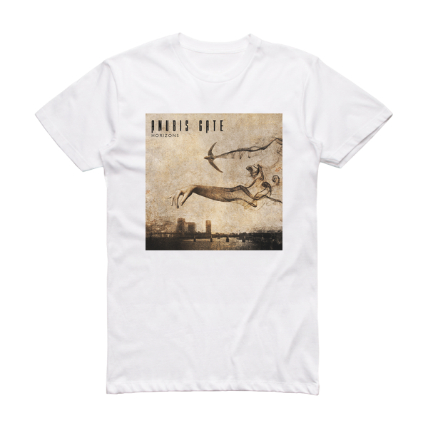 Anubis Gate Horizons Album Cover T-Shirt White