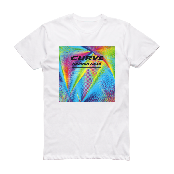 Curve Horror Head Album Cover T-Shirt White