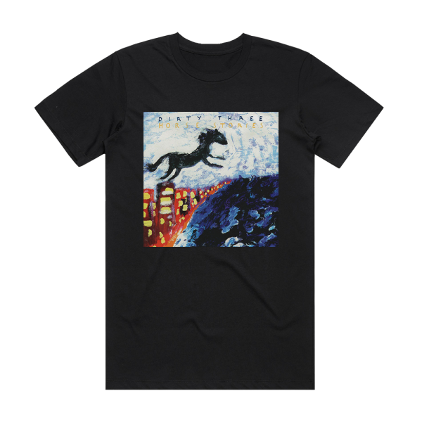 Dirty Three Horse Stories Album Cover T-Shirt Black