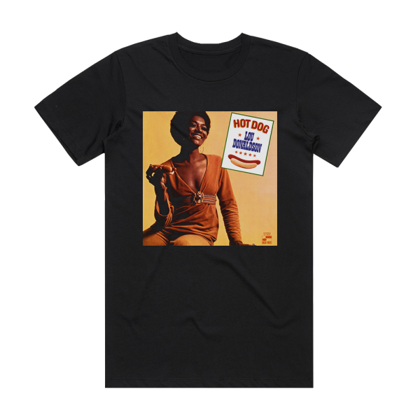 Lou Donaldson Hot Dog Album Cover T-Shirt Black