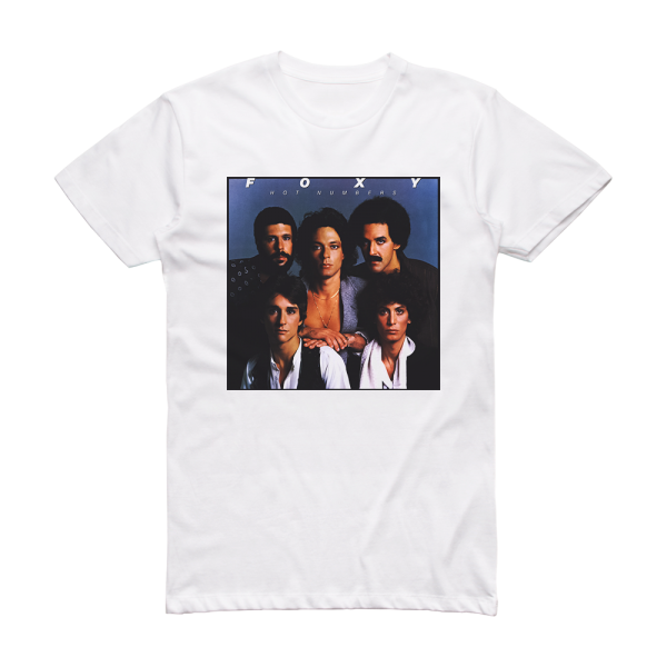 Foxy Hot Numbers Album Cover T-Shirt White