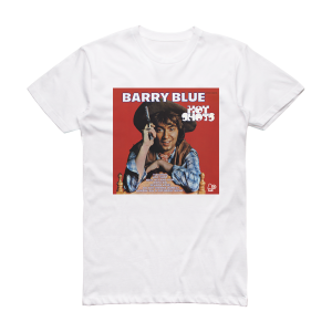 Barry Blue Hot Shots Album Cover T-Shirt White