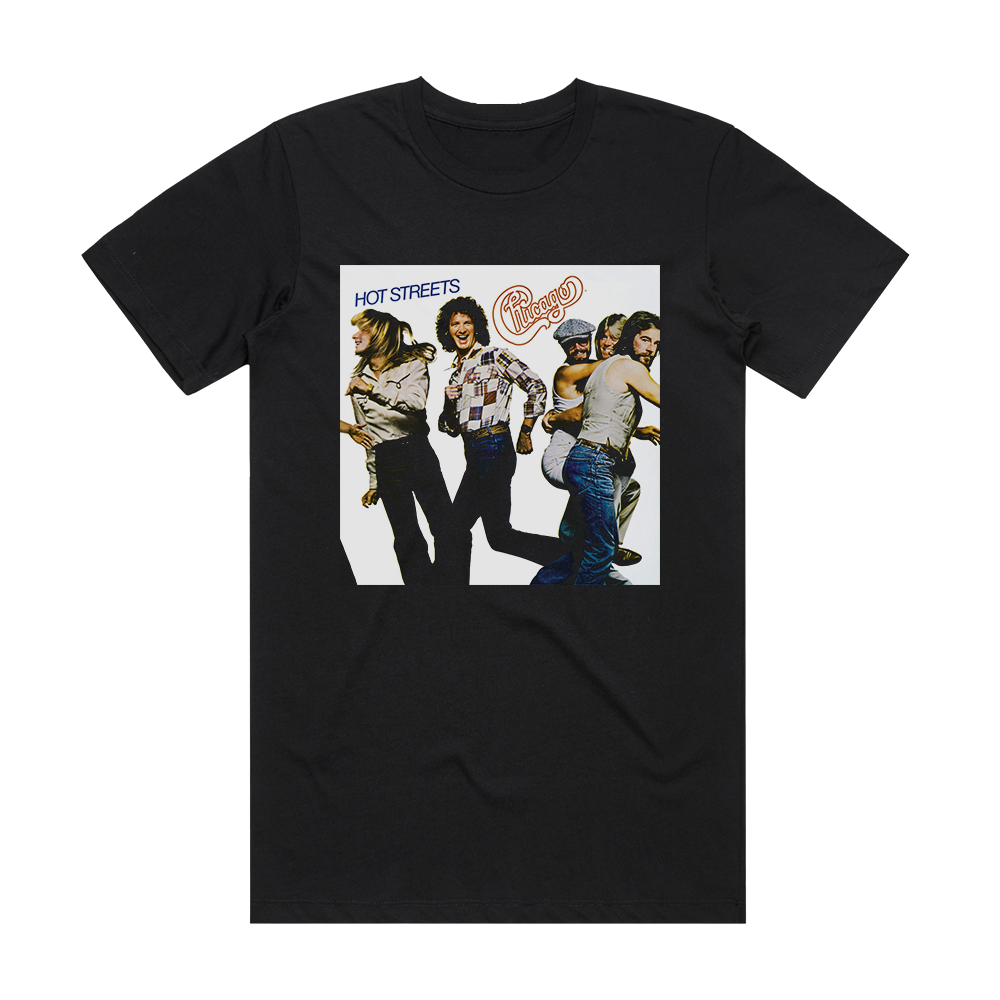 Chicago Hot Streets Album Cover T-Shirt Black – ALBUM COVER T-SHIRTS