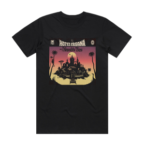 Naughty Boy Hotel Cabana Album Cover T-Shirt Black