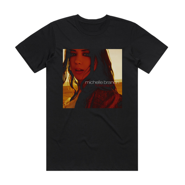 Michelle Branch Hotel Paper Album Cover T-Shirt Black