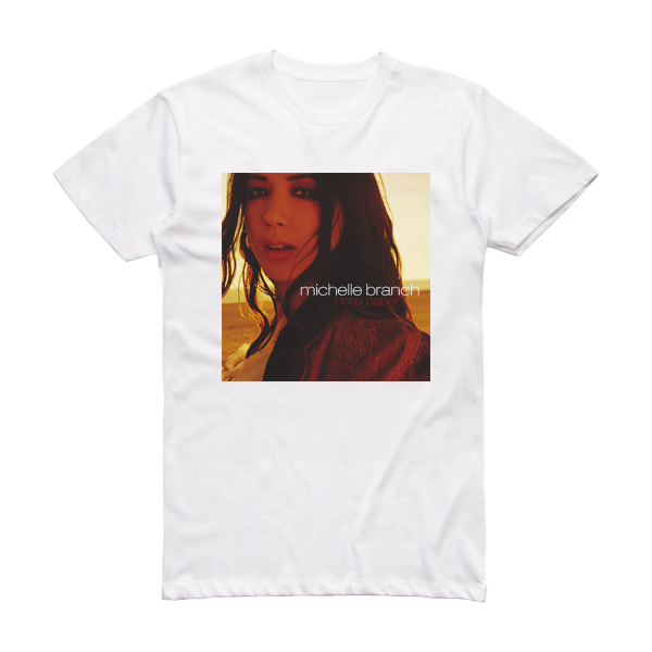 Michelle Branch Hotel Paper Album Cover T-Shirt White