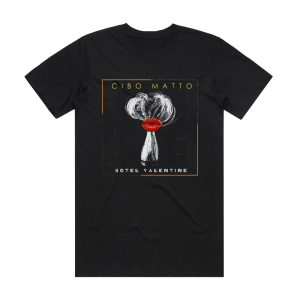 Cibo Matto Hotel Valentine Album Cover T-Shirt Black