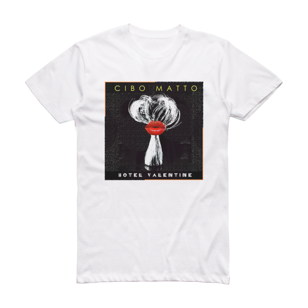 Cibo Matto Hotel Valentine Album Cover T-Shirt White