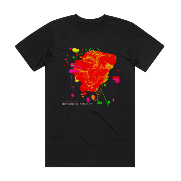 Jasper Byrne Hotline Miami 2 Ep Album Cover T-Shirt Black