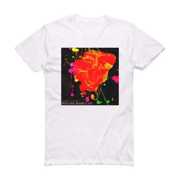 Jasper Byrne Hotline Miami 2 Ep Album Cover T-Shirt White