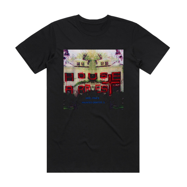 Ariel Pinks Haunted Graffiti House Arrest Album Cover T-Shirt Black