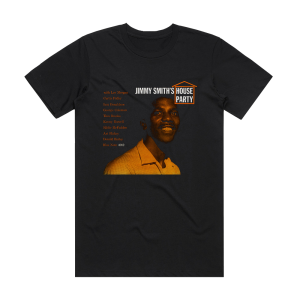 Jimmy Smith House Party Album Cover T-Shirt Black