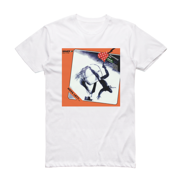 Bikini Hova Lett Album Cover T-Shirt White – ALBUM COVER T-SHIRTS