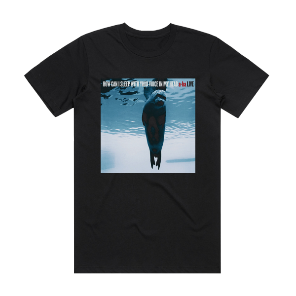 a‐ha How Can I Sleep With Your Voice In My Head Album Cover T-Shirt Black