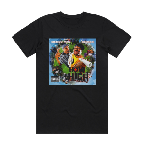 Method Man and Redman How High 2 Album Cover T-Shirt Black