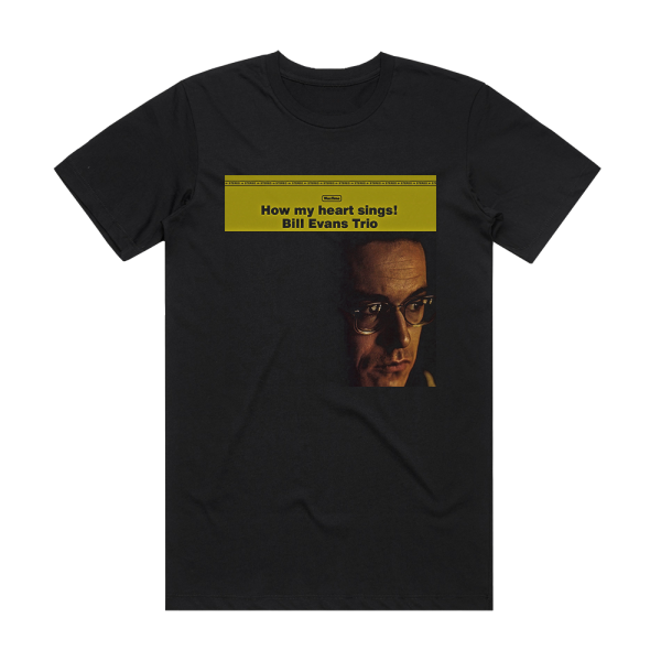 Bill Evans Trio How My Heart Sings Album Cover T-Shirt Black