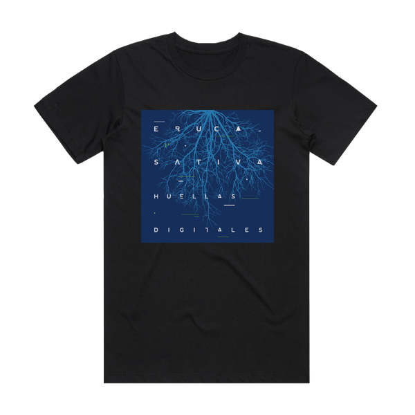 Eruca Sativa Huellas Digitales Album Cover T-Shirt Black