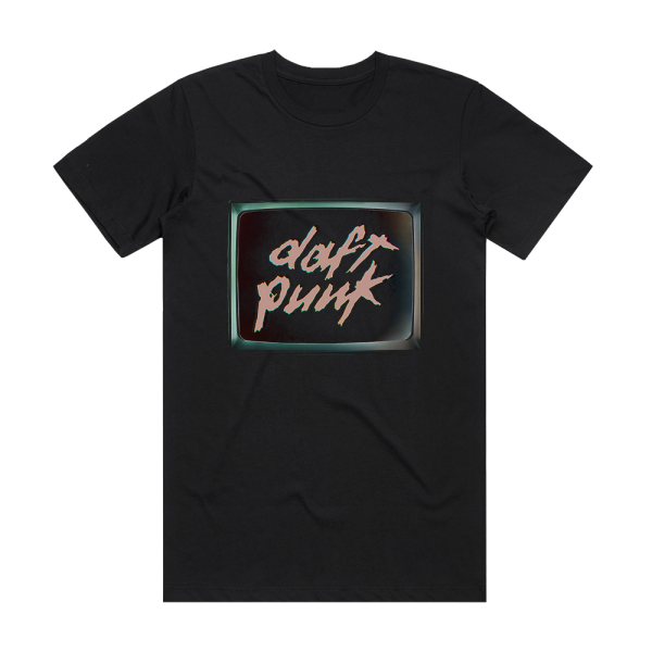 Daft Punk Human After All Remixes Album Cover T-Shirt Black