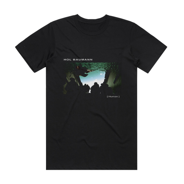 Hol Baumann Human Album Cover T-Shirt Black