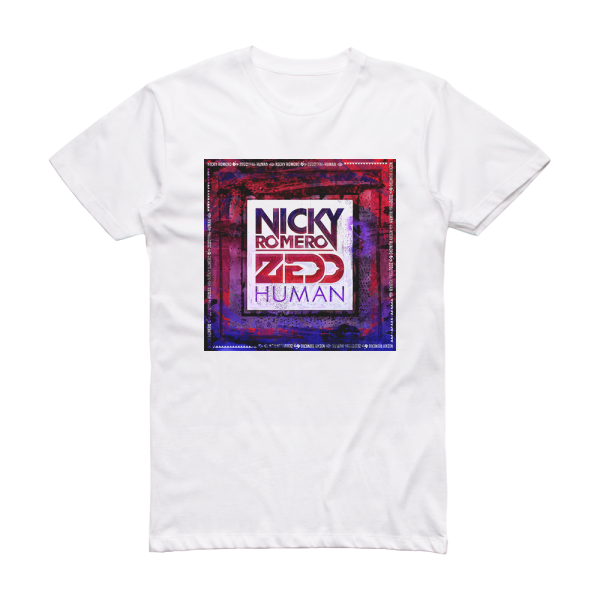 Nicky Romero Human Album Cover T-Shirt White