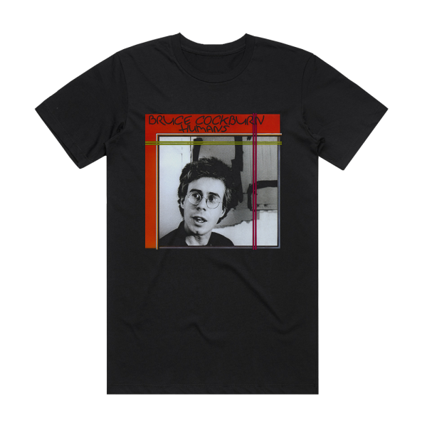 Bruce Cockburn Humans Album Cover T-Shirt Black