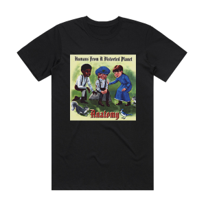 Anatomy Humans From A Distorted Planet Album Cover T-Shirt Black