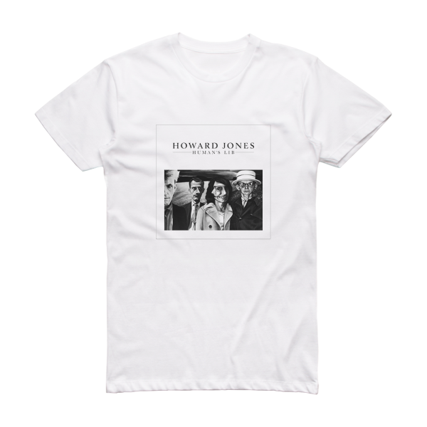 Howard Jones Humans Lib 1 Album Cover T-Shirt White