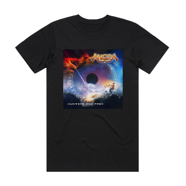 Angra Hunters And Prey Album Cover T-Shirt Black