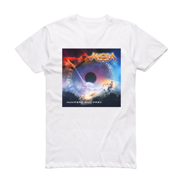 Angra Hunters And Prey Album Cover T-Shirt White