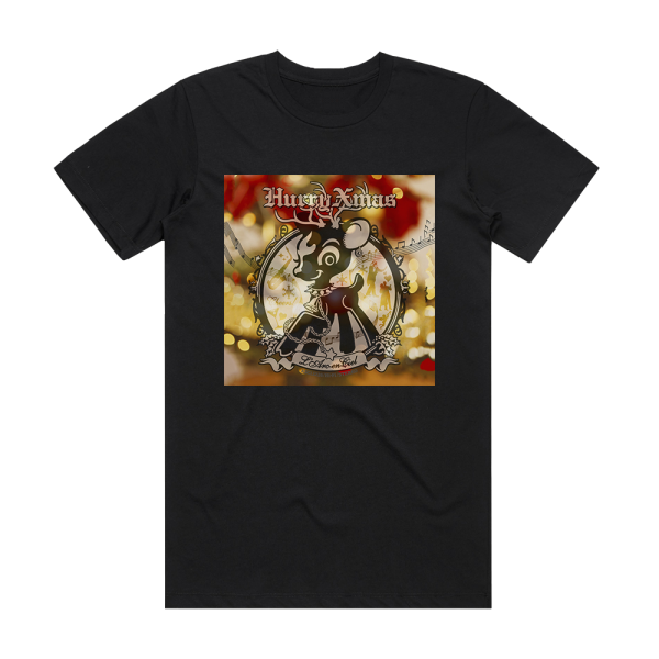 LArc~en~Ciel Hurry Xmas Album Cover T-Shirt Black