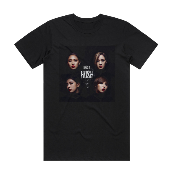 miss A Hush Album Cover T-Shirt Black