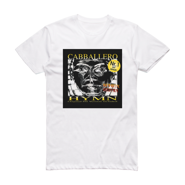 Cabballero Hymn Sphinx Remix Album Cover T-Shirt White