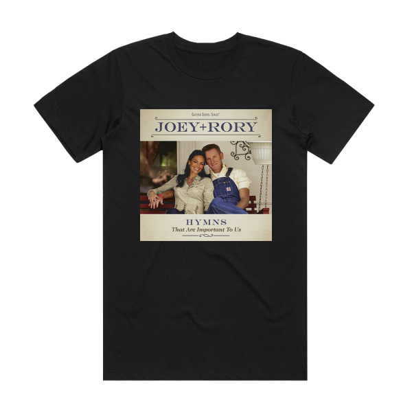 Joey Plus Rory Hymns Stories That Are Important To Us Album Cover T-Shirt Black