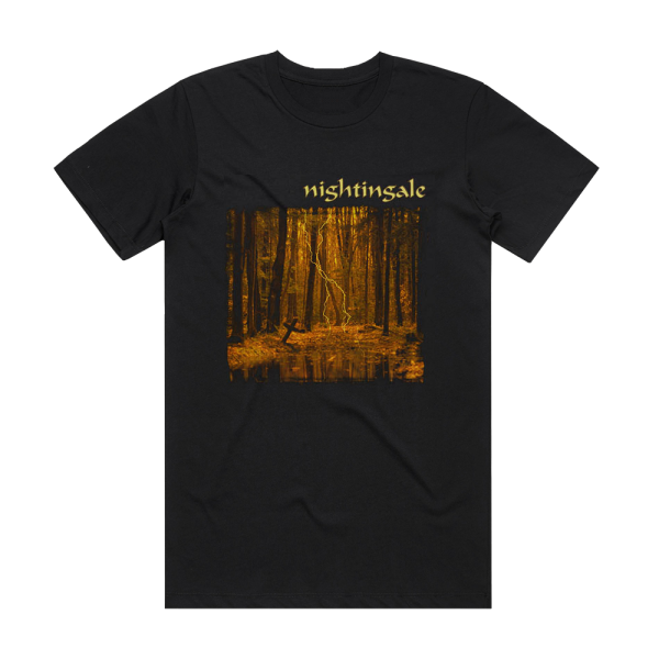 Nightingale I Album Cover T-Shirt Black