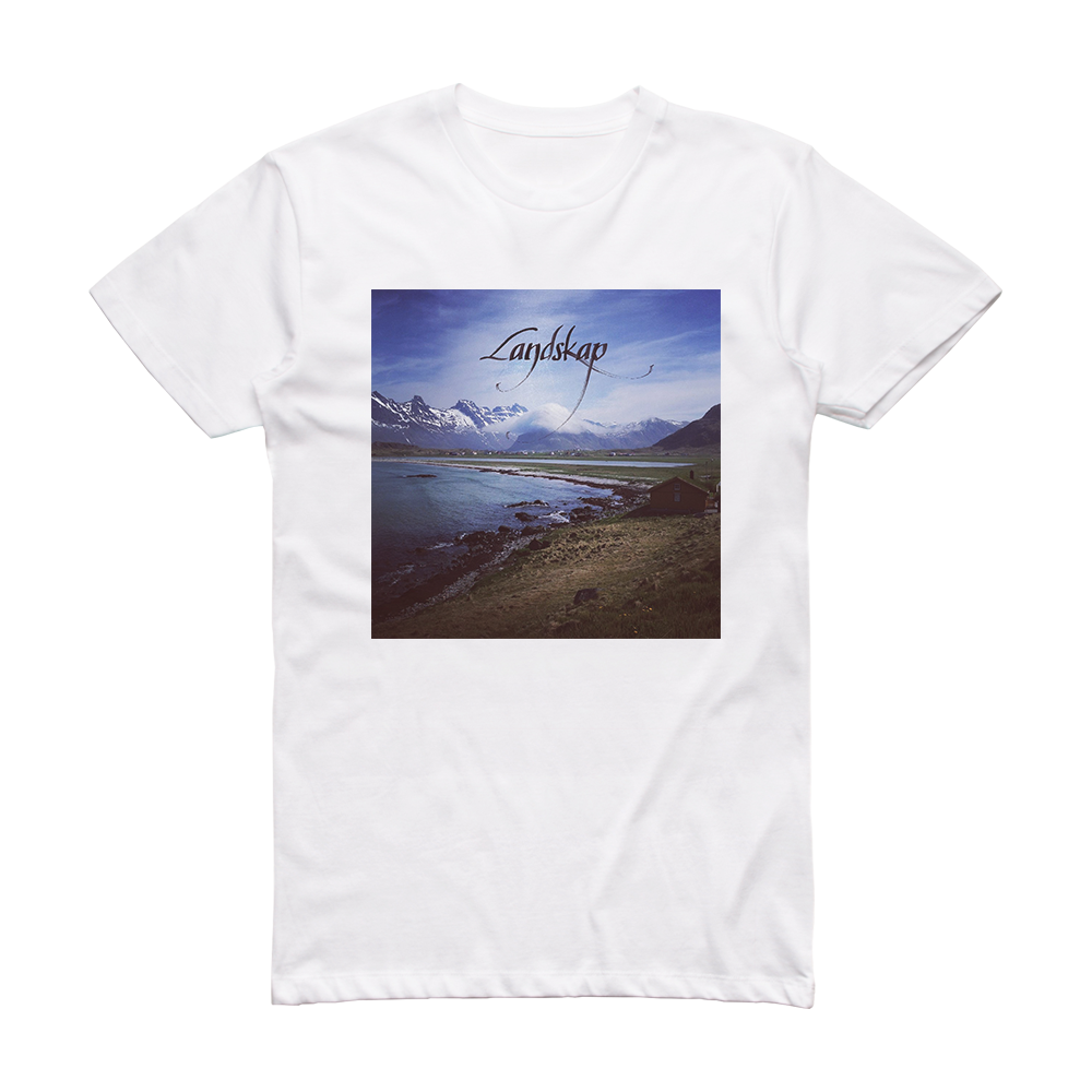 Landskap I Album Cover T-Shirt White
