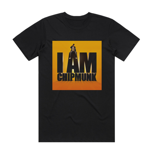 Chipmunk I Am Chipmunk Album Cover T-Shirt Black