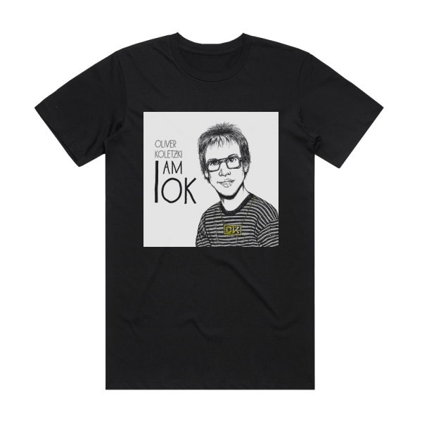 Oliver Koletzki I Am Ok Album Cover T-Shirt Black