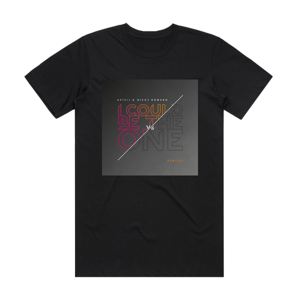 Nicky Romero I Could Be The One 2 Album Cover T-Shirt Black