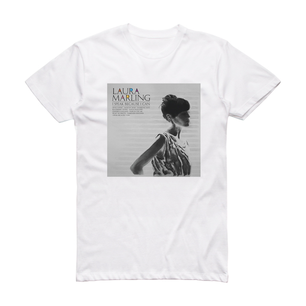 Laura Marling I Speak Because I Can Album Cover T-Shirt White