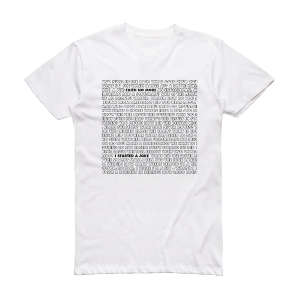 Faith No More I Started A Joke 2 Album Cover T-Shirt White – ALBUM ...