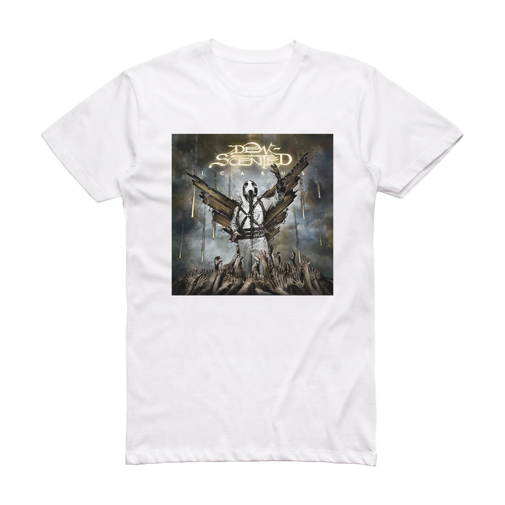 Dew-Scented Icarus Album Cover T-Shirt White – ALBUM COVER T-SHIRTS