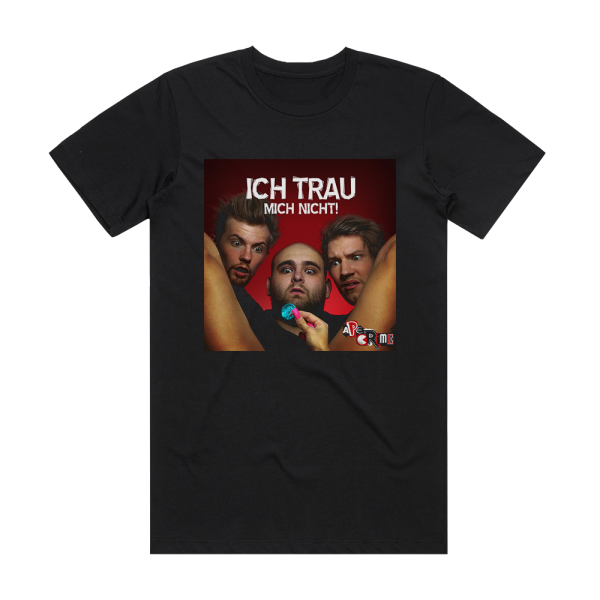 Apecrime Ich Trau Mich Nicht Album Cover T-Shirt Black
