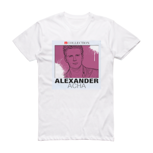 Alexander Acha Icollection Album Cover T-Shirt White