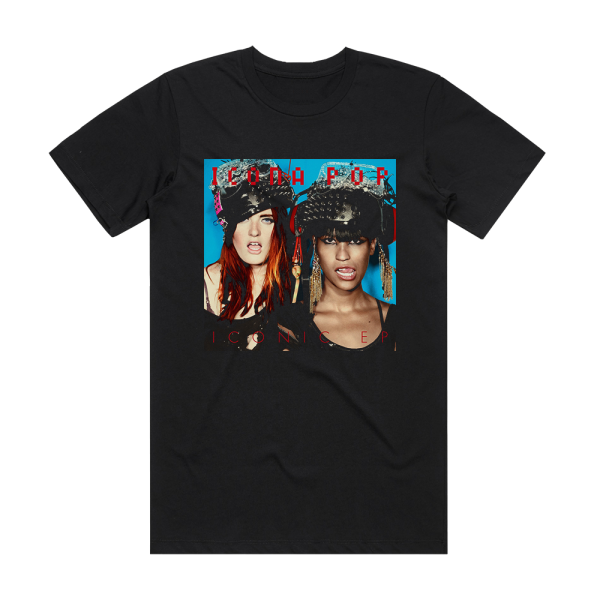 Icona Pop Iconic Album Cover T-Shirt Black