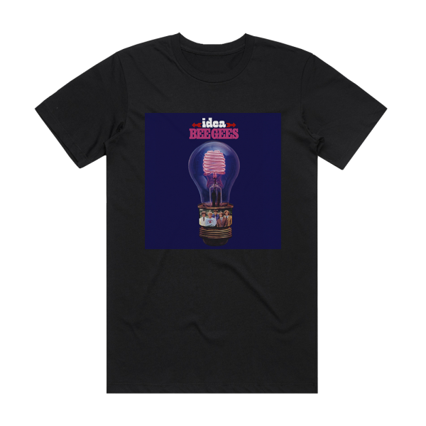Bee Gees Idea 1 Album Cover T-Shirt Black