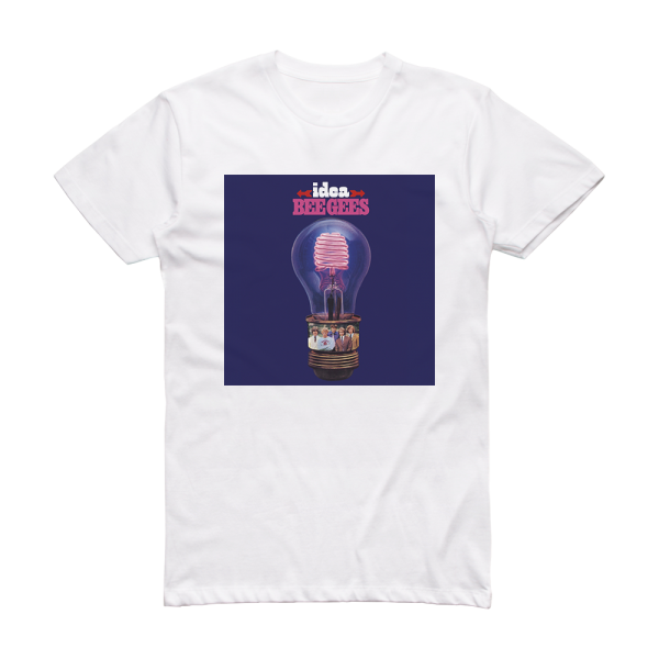 Bee Gees Idea 1 Album Cover T-Shirt White