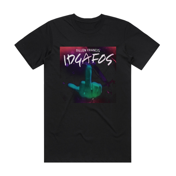 Dillon Francis Idgafos Album Cover T-Shirt Black