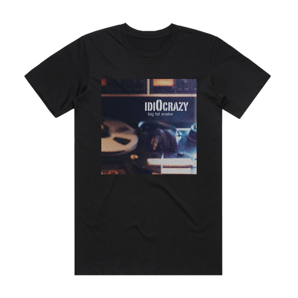 Big Fat Snake Idiocrazy Album Cover T-Shirt Black